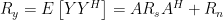 R_y=E\left[YY^H\right]=AR_sA^H+R_n