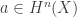 a \in H^n(X)