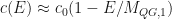 c(E)\approx c_0(1-E/M_{QG,1})
