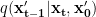 q(\bf{x}'_{t-1}|\bf{x}_t, \bf{x}'_0)